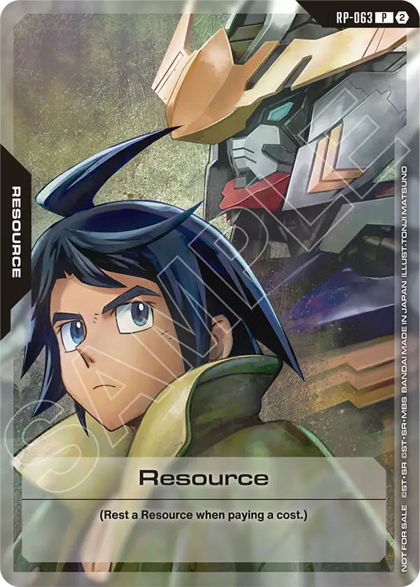 Resource Gundam Card Game card