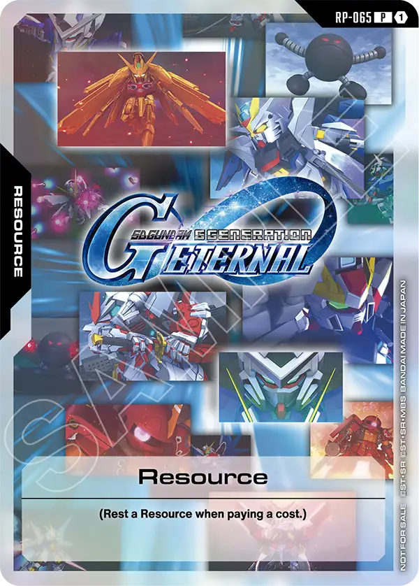 Resource Gundam Card Game card