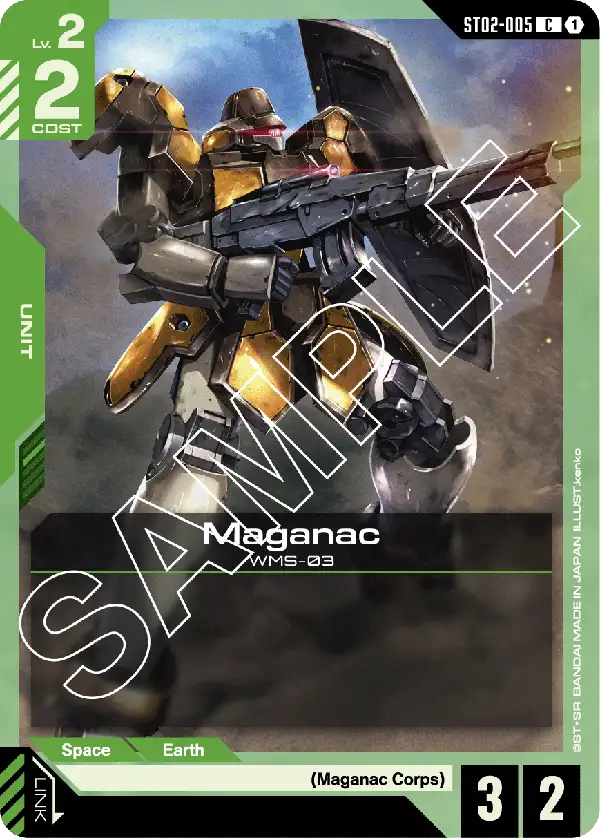 Maganac Gundam Card Game card