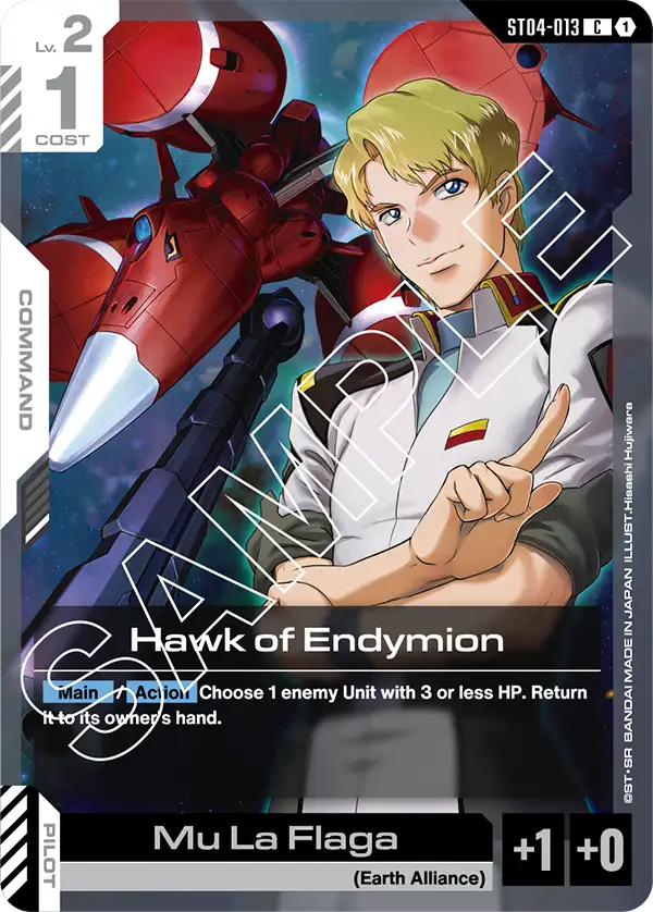 Hawk of Endymion Gundam Card Game card