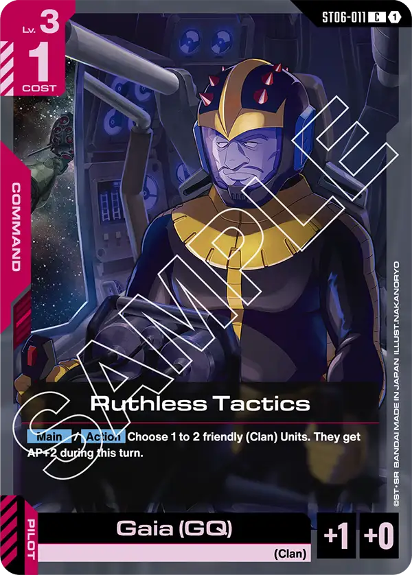 Ruthless Tactics Gundam Card Game card