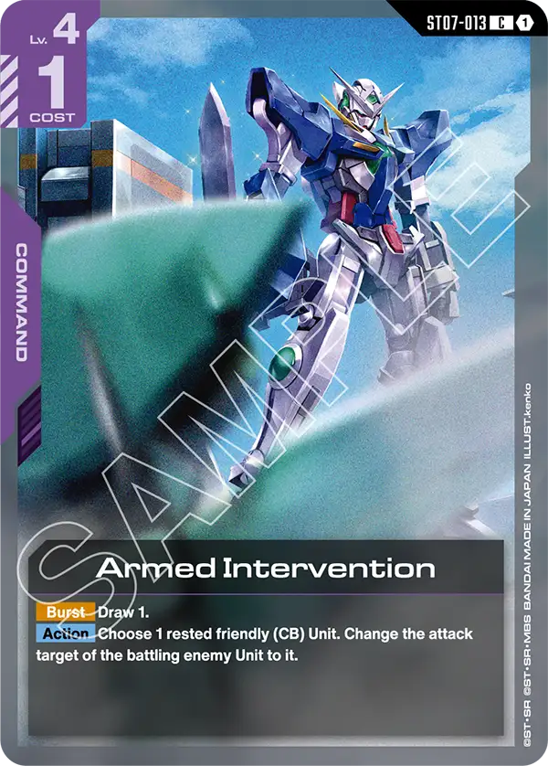 Armed Intervention Gundam Card Game card