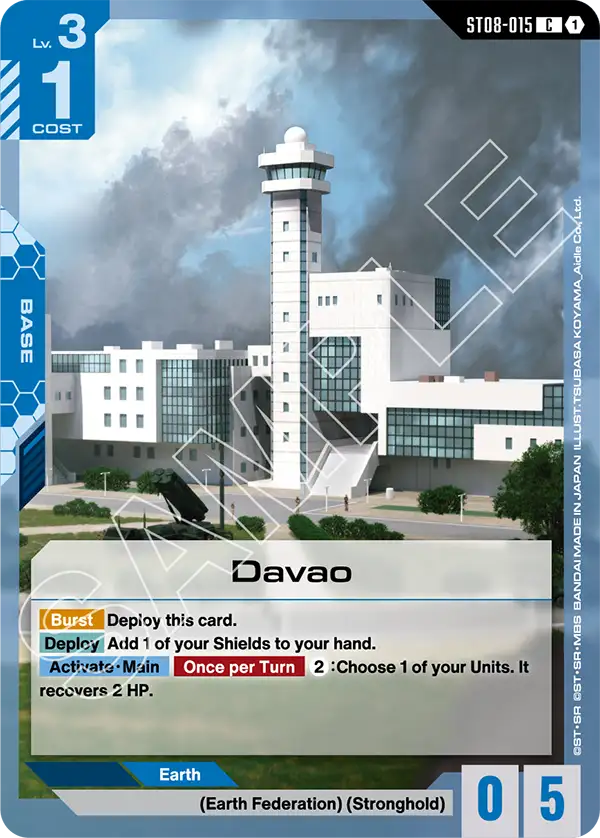Davao Gundam Card Game card