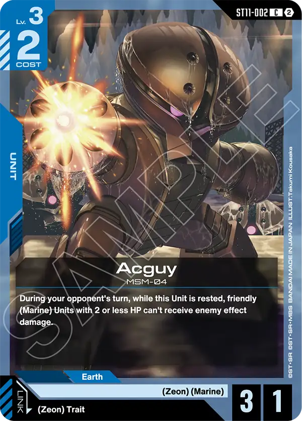 Acguy Gundam Card Game card