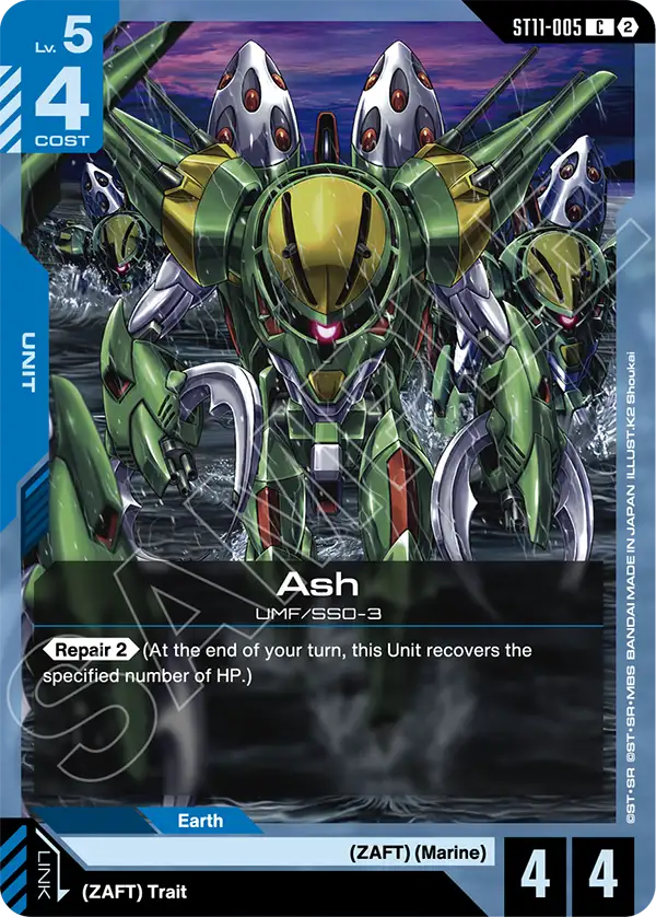 Ash Gundam Card Game card