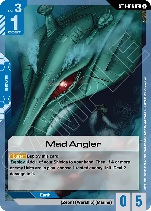 Mad Angler Gundam Card Game card