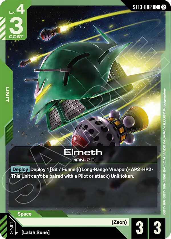 Elmeth Gundam Card Game card