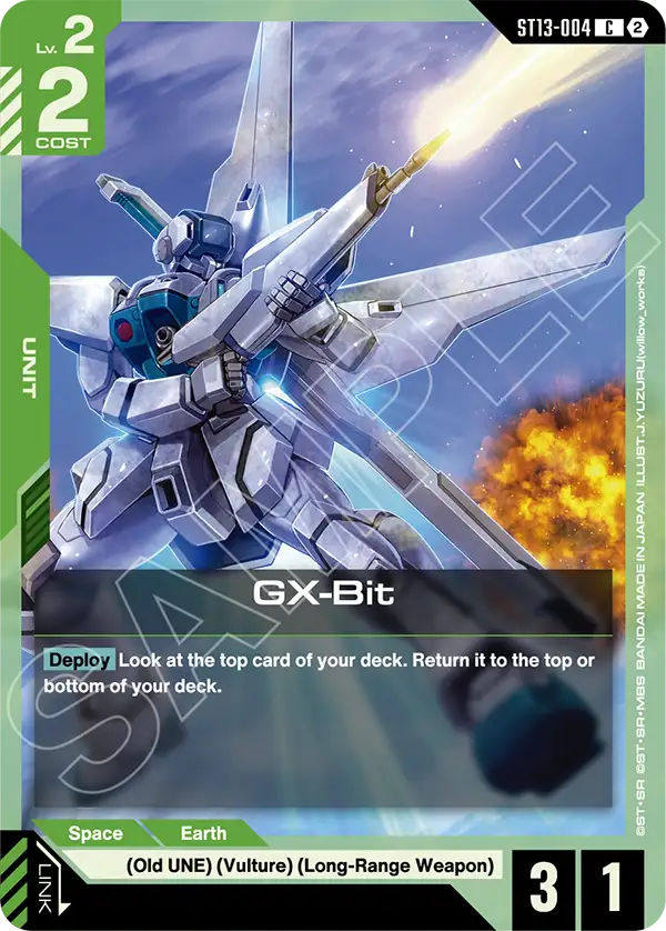 GX-Bit Gundam Card Game card