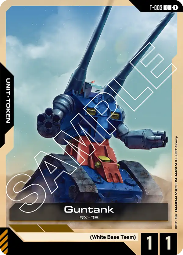 Guntank Gundam Card Game card