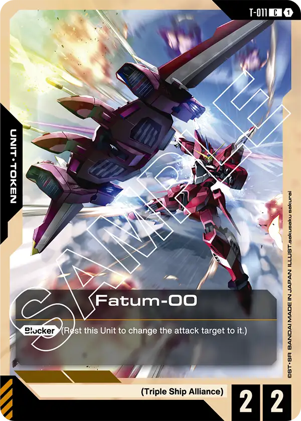 Fatum-00 Gundam Card Game card