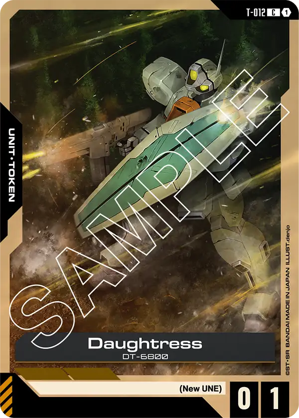 Daughtress Gundam Card Game card
