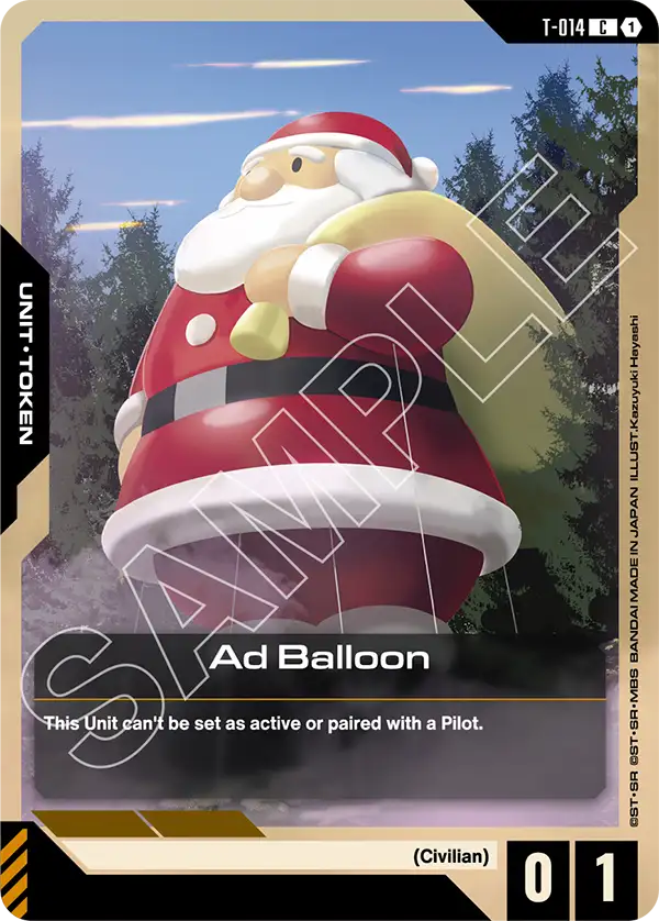 Ad Balloon Gundam Card Game card