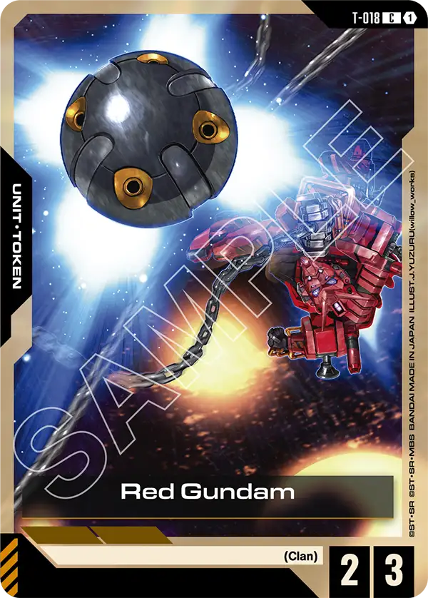 Red Gundam Gundam Card Game card
