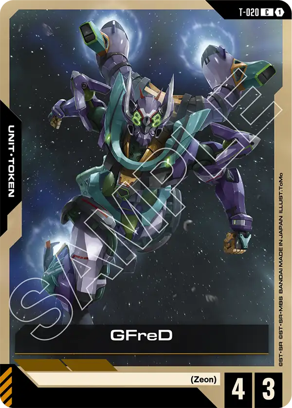 GFreD Gundam Card Game card