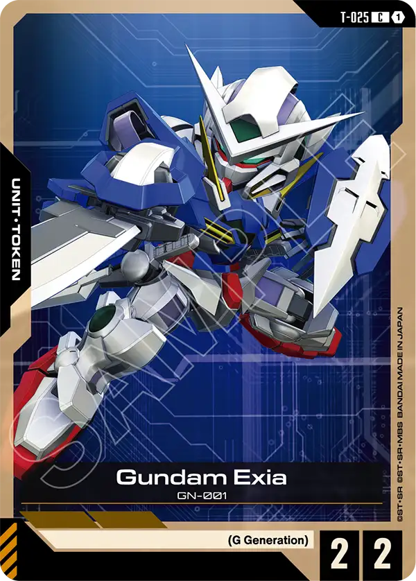 Gundam Exia Gundam Card Game card