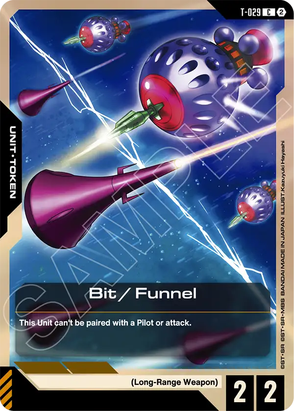 Bit / Funnel Gundam Card Game card
